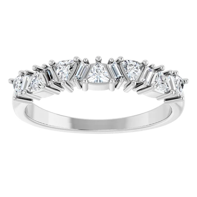 14K 1/2 CTW Natural Diamond Anniversary Band