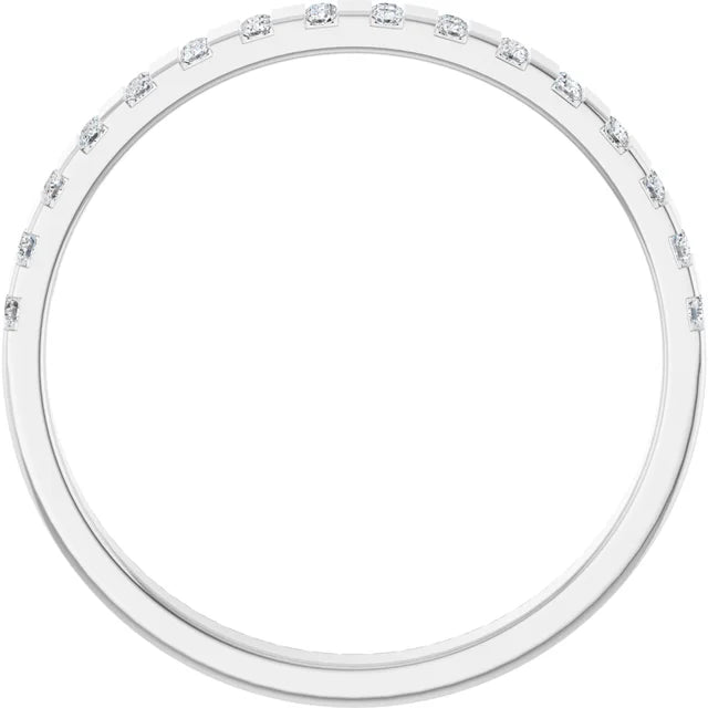 14K 1/8 CTW Natural Diamond Anniversary Band