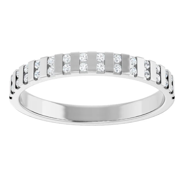 14K 1/8 CTW Natural Diamond Anniversary Band