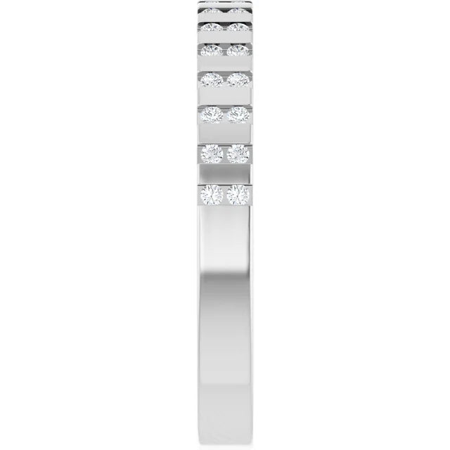 14K 1/8 CTW Natural Diamond Anniversary Band