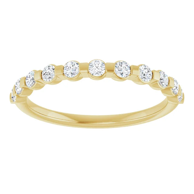 14K 1/3 CTW Natural Diamond Petite Anniversary Band