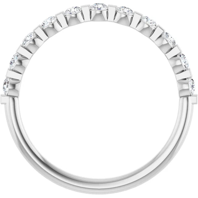 14K 1/3 CTW Natural Diamond Petite Anniversary Band