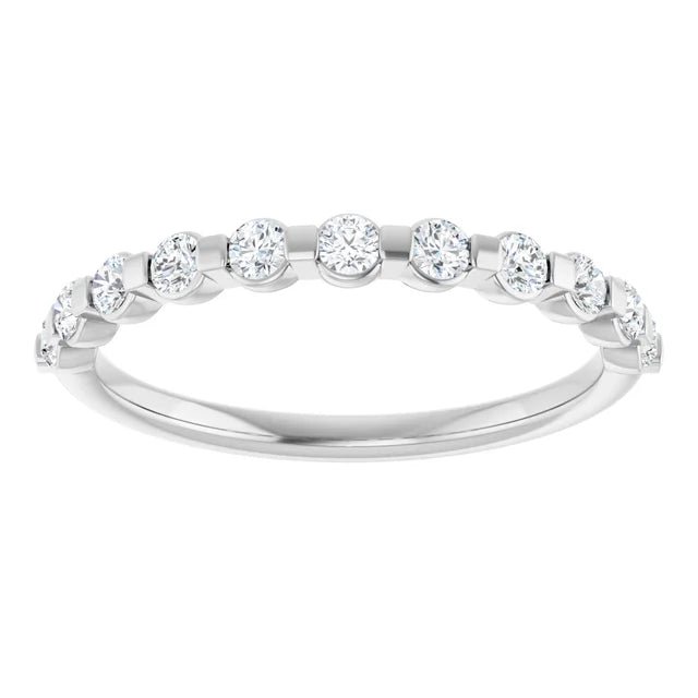 14K 1/3 CTW Natural Diamond Petite Anniversary Band