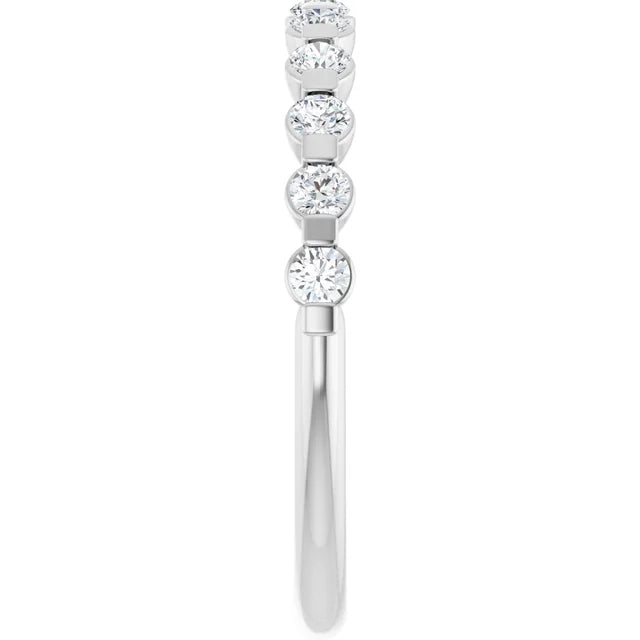 14K 1/3 CTW Natural Diamond Petite Anniversary Band
