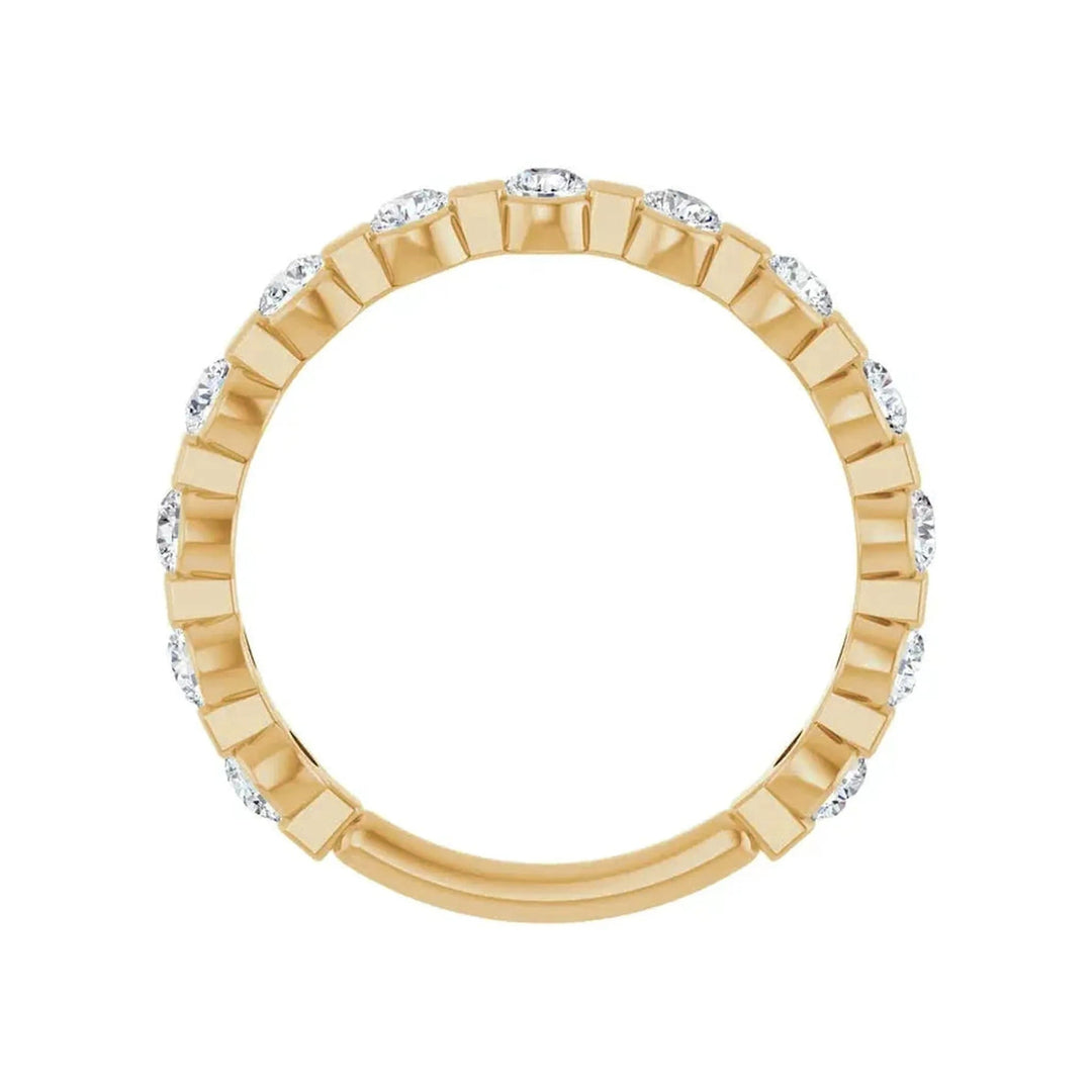 14K 1/2 CTW Diamond Bar-Set Anniversary Band-Embark Fine Jewelry