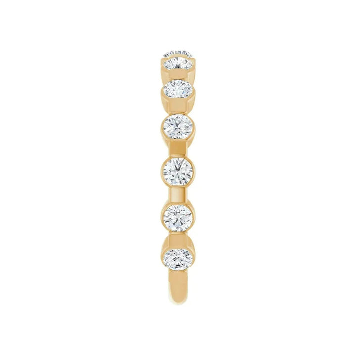 14K 1/2 CTW Diamond Bar-Set Anniversary Band-Embark Fine Jewelry
