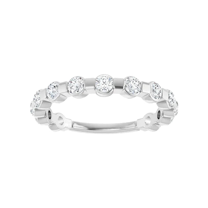 14K 1/2 CTW Diamond Bar-Set Anniversary Band-Embark Fine Jewelry