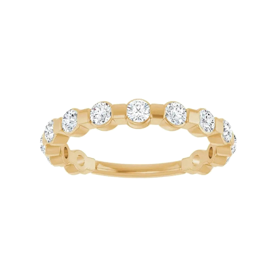 14K 1/2 CTW Diamond Bar-Set Anniversary Band-Embark Fine Jewelry