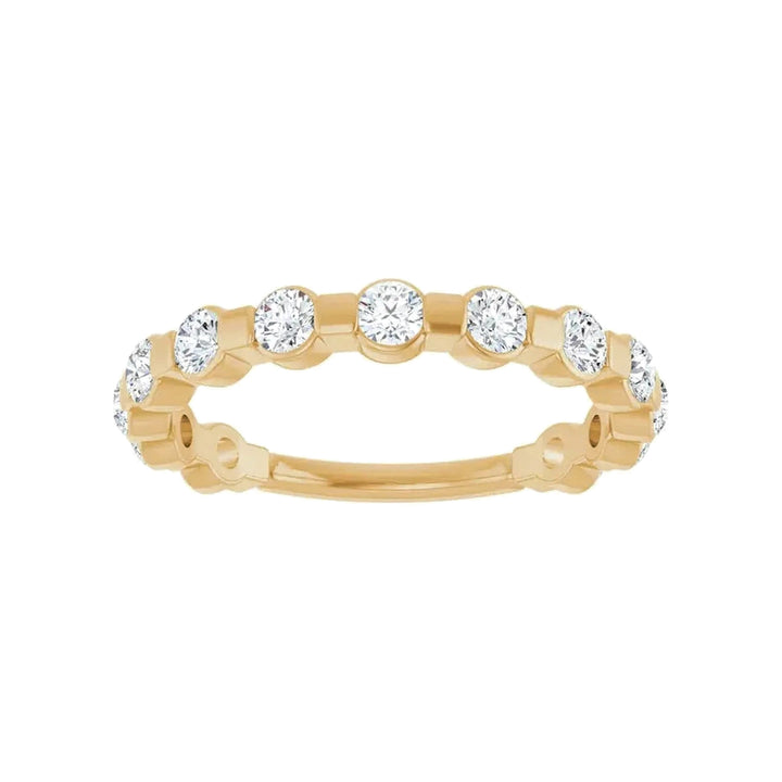14K 1/2 CTW Diamond Bar-Set Anniversary Band-Embark Fine Jewelry