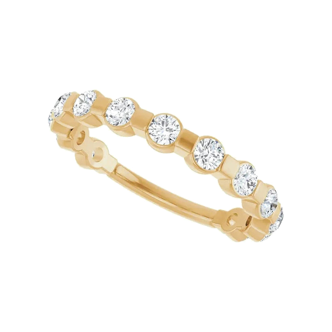 14K 1/2 CTW Diamond Bar-Set Anniversary Band-Embark Fine Jewelry