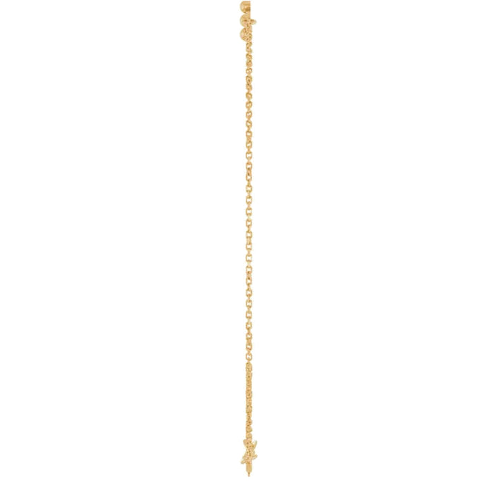 14K Beaded Cross Bracelet-Embark Fine Jewelry