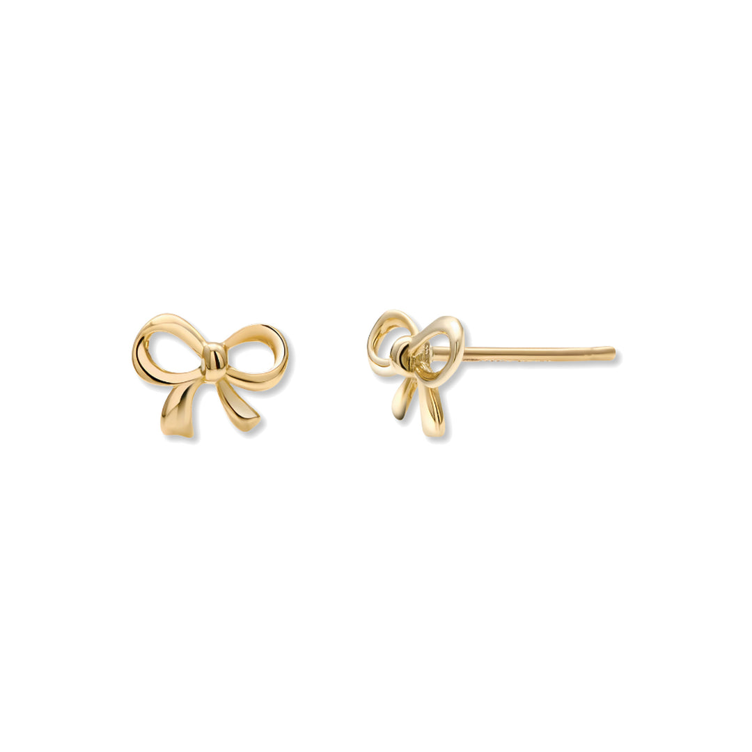 14K Bow Studs