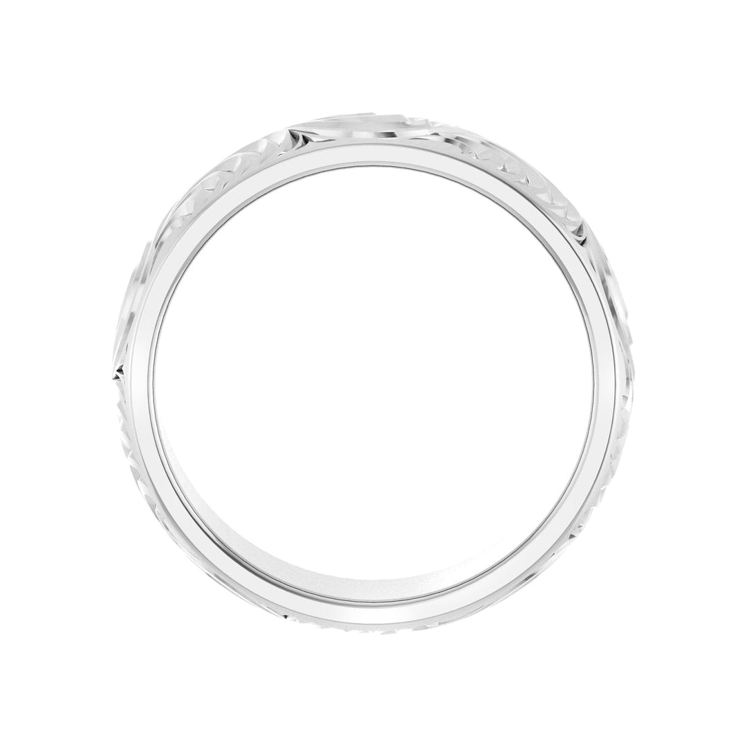 14K Comfort-Fit Scroll Pattern Band-Embark Fine Jewelry