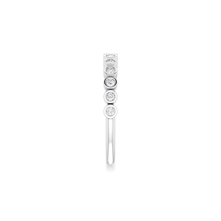 14K Diamond Bezel Anniversary Band-Embark Fine Jewelry