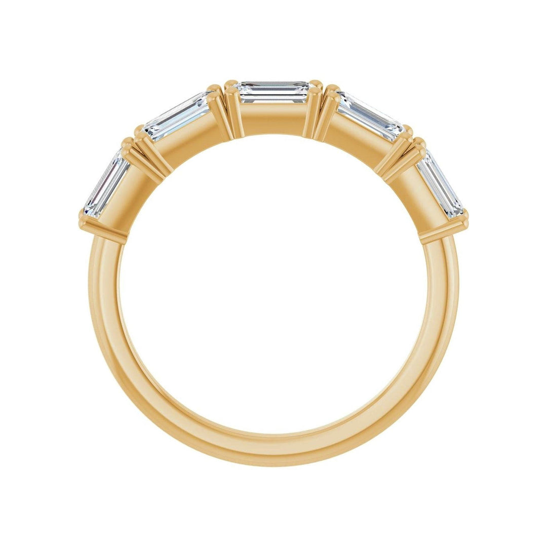 14K East West Emerald-Cut Diamond Anniversary Band-Embark Fine Jewelry