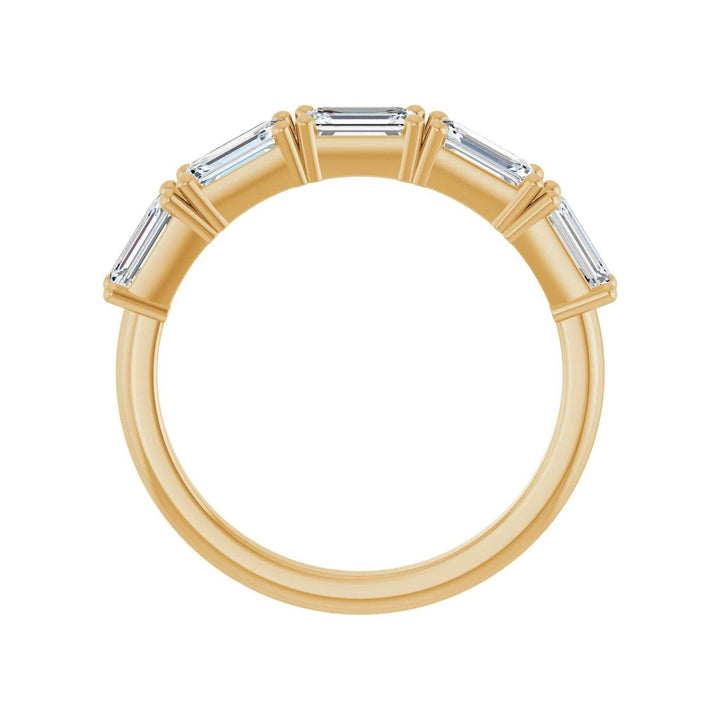 14K East West Emerald-Cut Diamond Anniversary Band-Embark Fine Jewelry