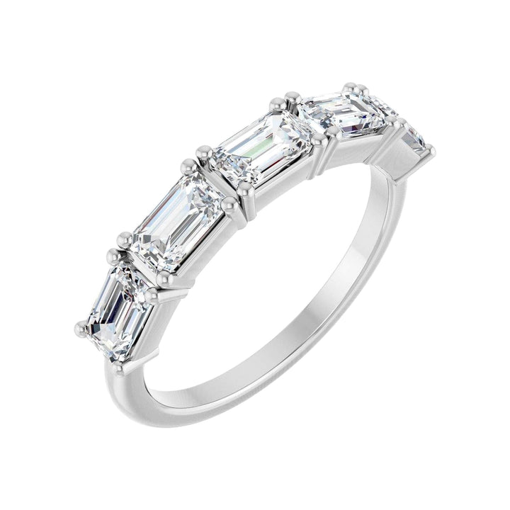 14K East West Emerald-Cut Diamond Anniversary Band-Embark Fine Jewelry