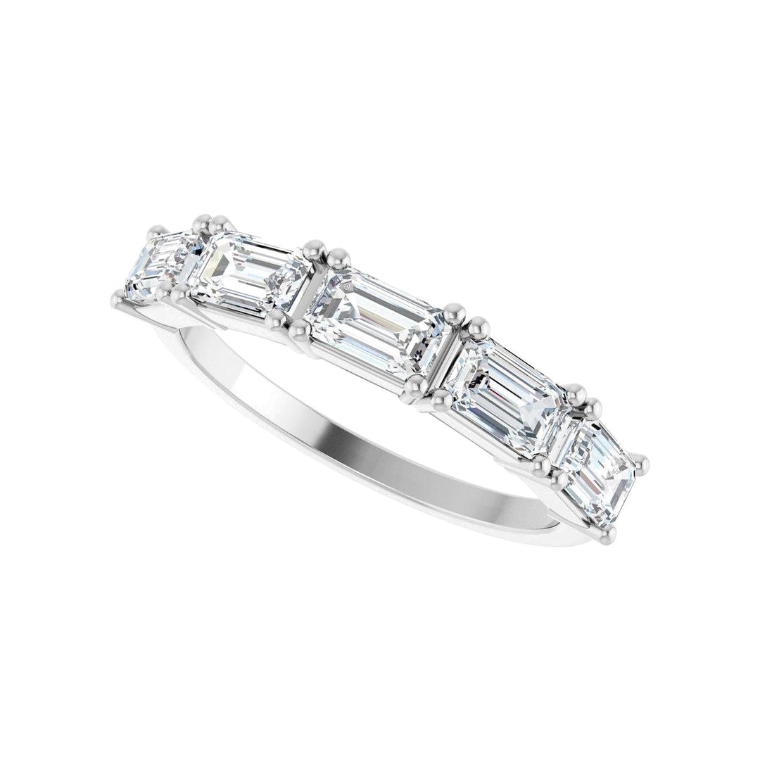 14K East West Emerald-Cut Diamond Anniversary Band-Embark Fine Jewelry