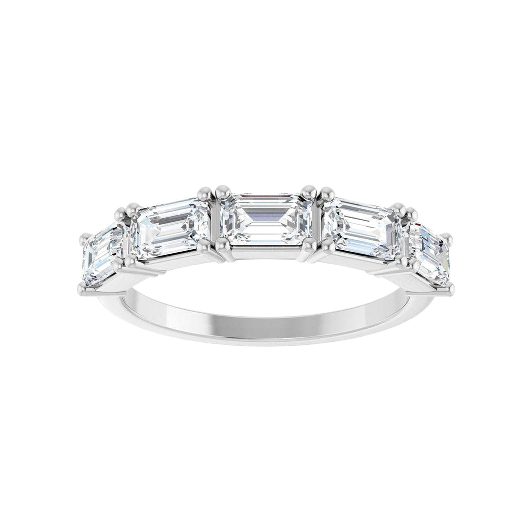 14K East West Emerald-Cut Diamond Anniversary Band-Embark Fine Jewelry