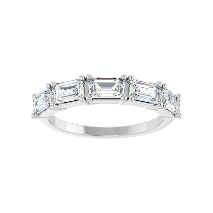14K East West Emerald-Cut Diamond Anniversary Band-Embark Fine Jewelry