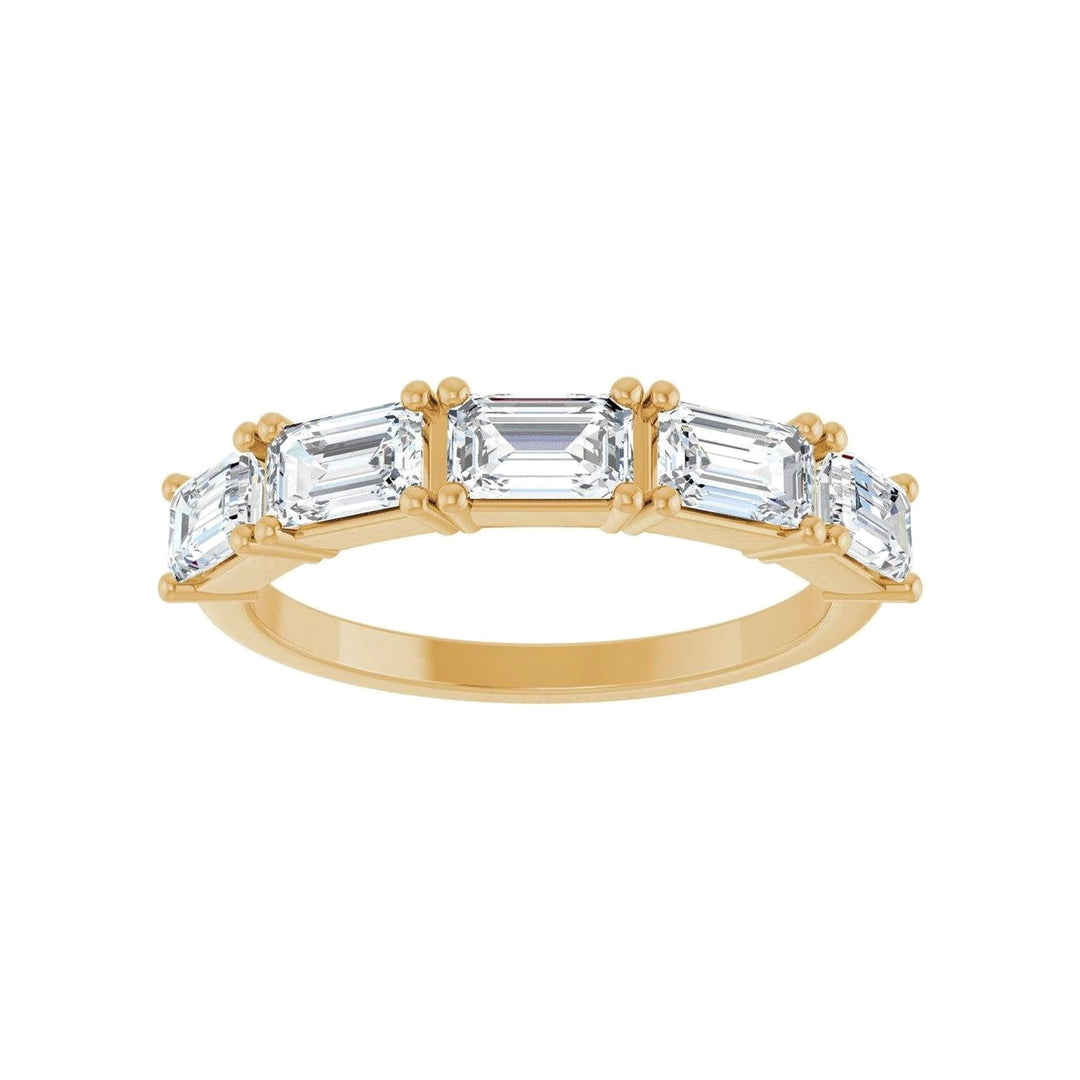 14K East West Emerald-Cut Diamond Anniversary Band-Embark Fine Jewelry