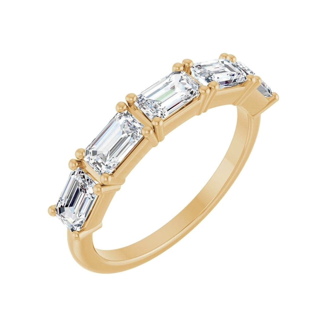 14K East West Emerald-Cut Diamond Anniversary Band-Embark Fine Jewelry