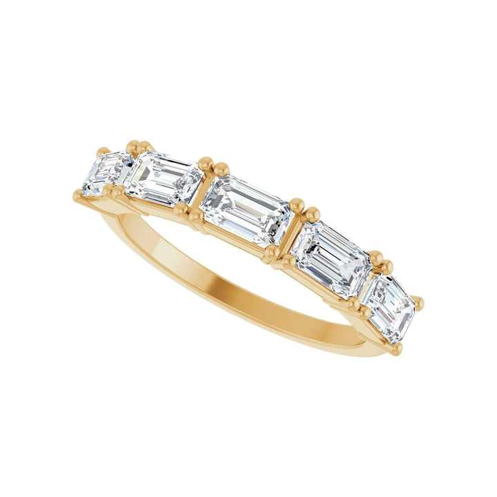 14K East West Emerald-Cut Diamond Anniversary Band-Embark Fine Jewelry
