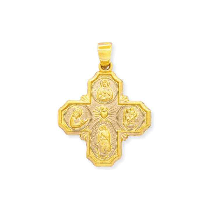 14K Four-Way Cross Medal-Embark Fine Jewelry