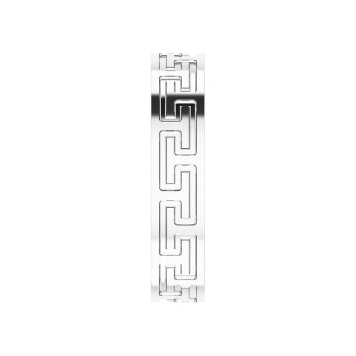 14K Greek Key Flat Band-Embark Fine Jewelry