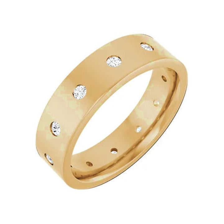 14K Gypsy-Set Diamond Band-Embark Fine Jewelry
