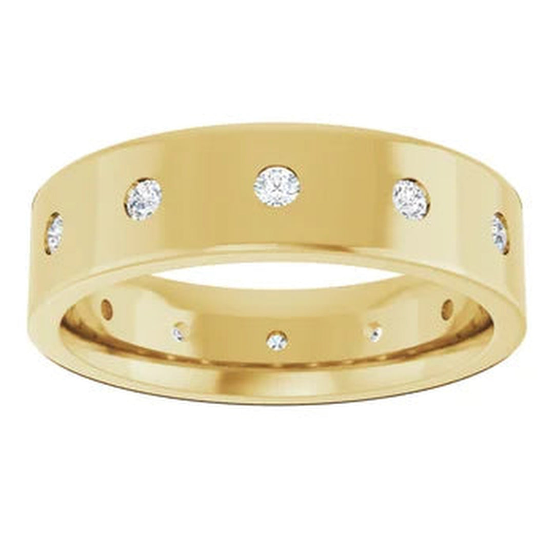 14K Gypsy-Set Diamond Band-Embark Fine Jewelry