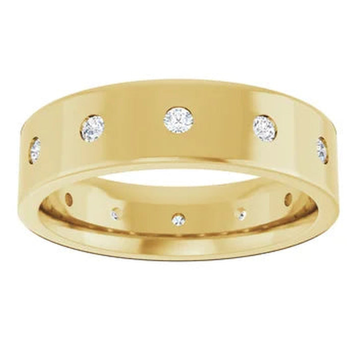 14K Gypsy-Set Diamond Band-Embark Fine Jewelry