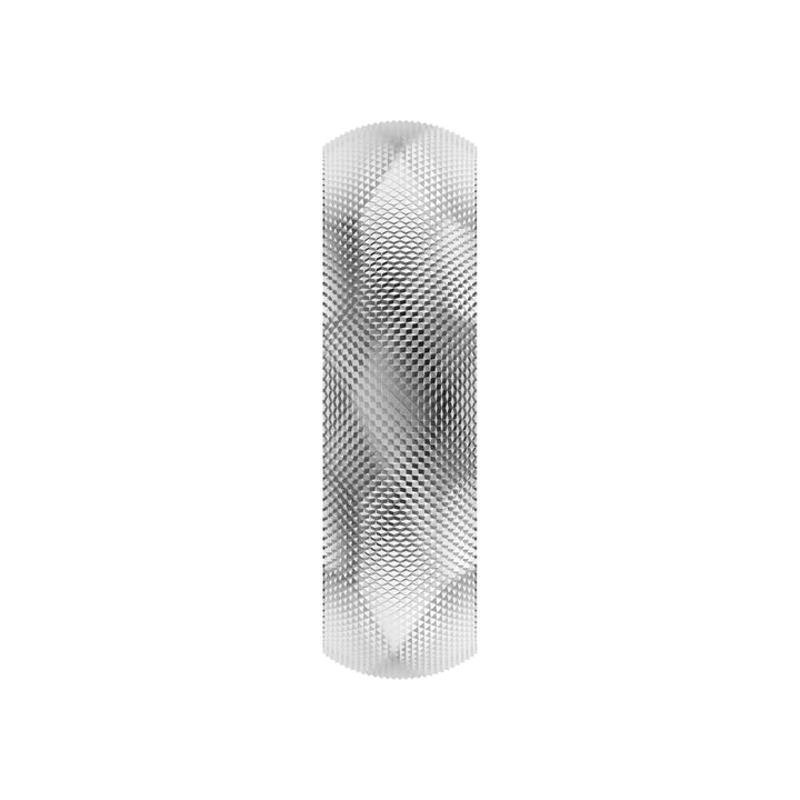 14K Half Round Knurl Design Band-Embark Fine Jewelry