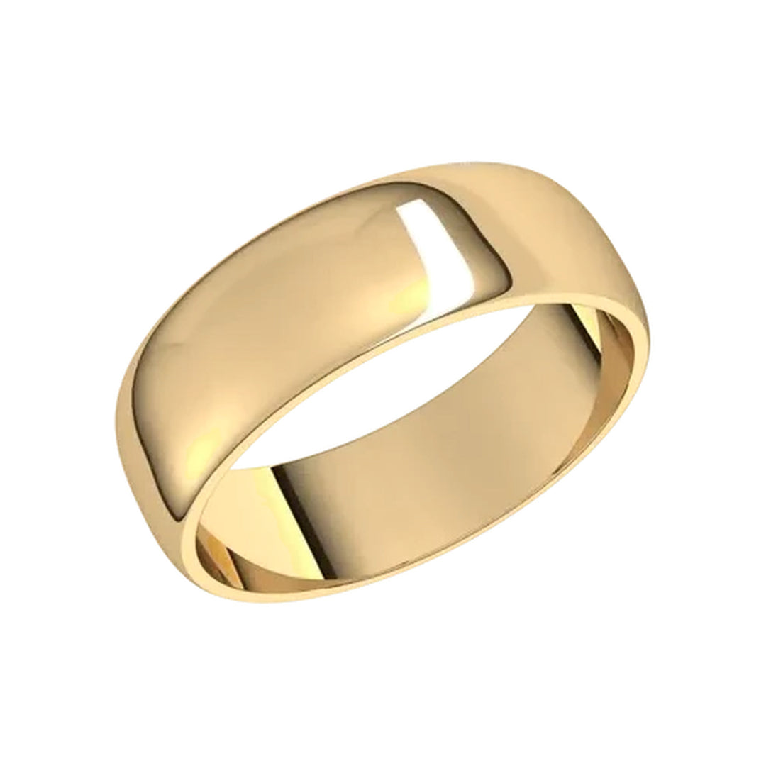 14K Half Round Lightweight Band-Embark Fine Jewelry