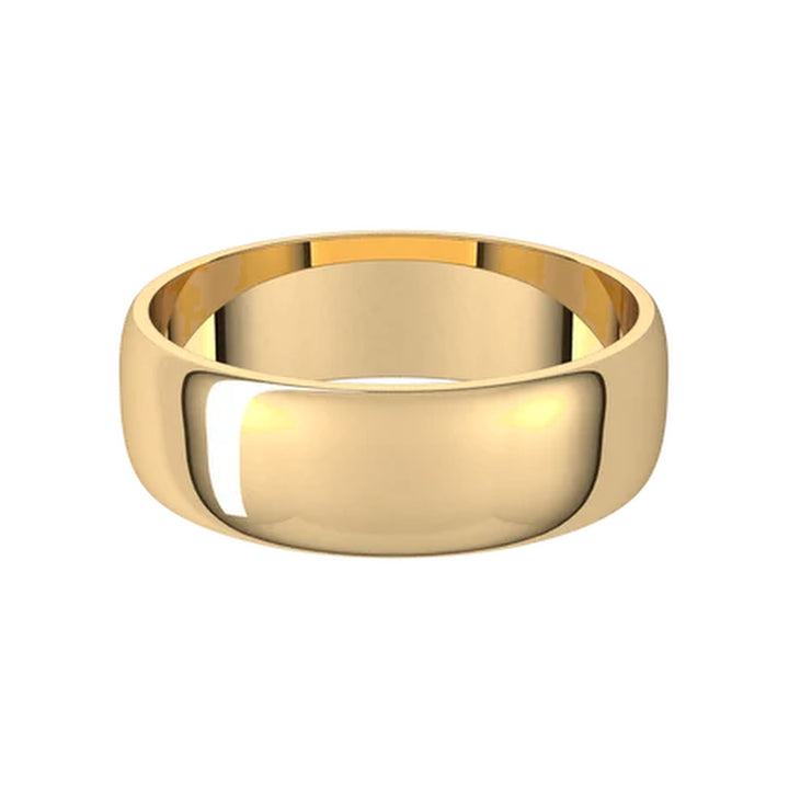 14K Half Round Lightweight Band-Embark Fine Jewelry