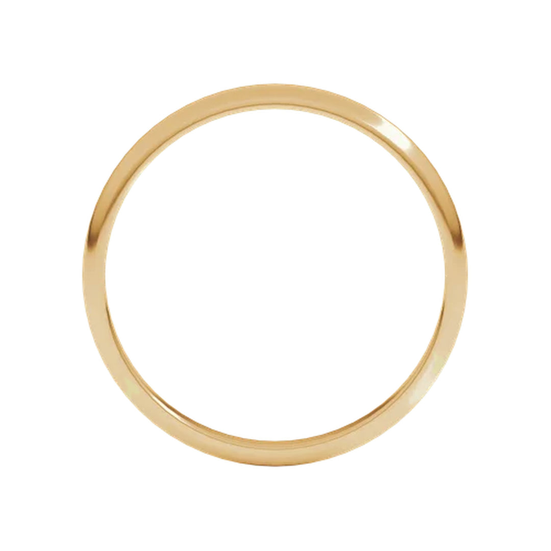 14K Half Round Lightweight Band-Embark Fine Jewelry