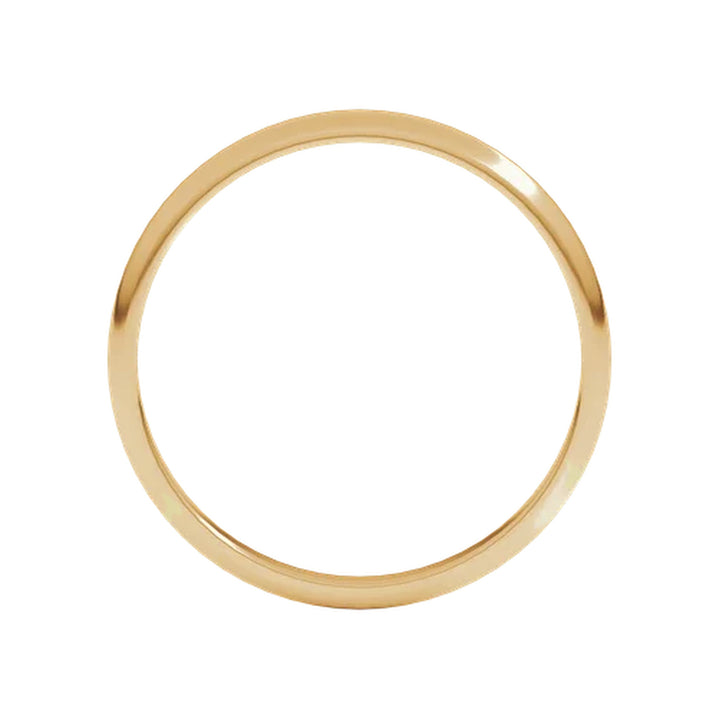 14K Half Round Lightweight Band-Embark Fine Jewelry