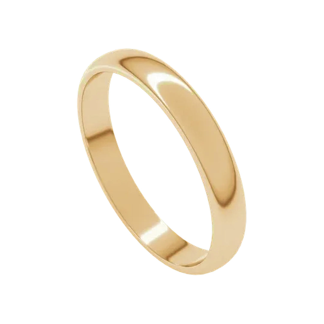 14K Half Round Lightweight Band 14KY / 3mm-Embark Fine Jewelry