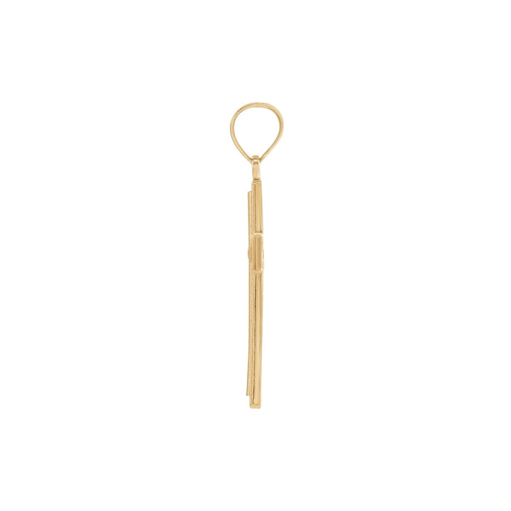 14K Milgrain Cross Pendant-Embark Fine Jewelry