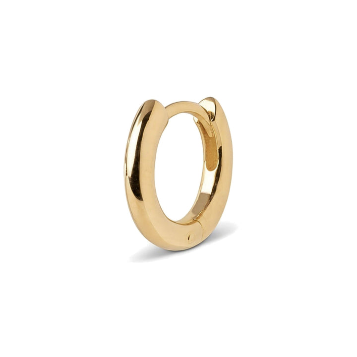 14K Mini Round Huggie
