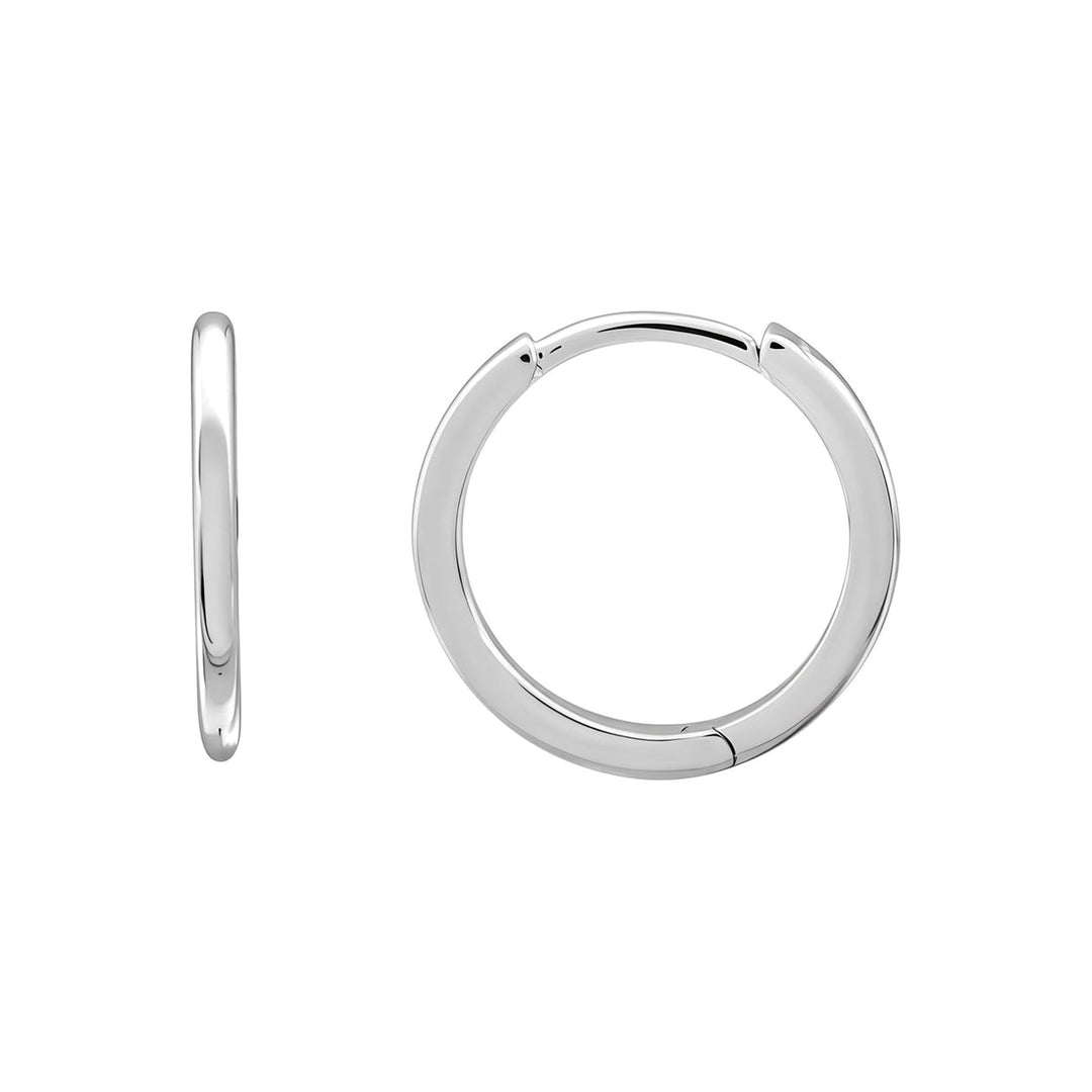 14K Mini Round Huggie