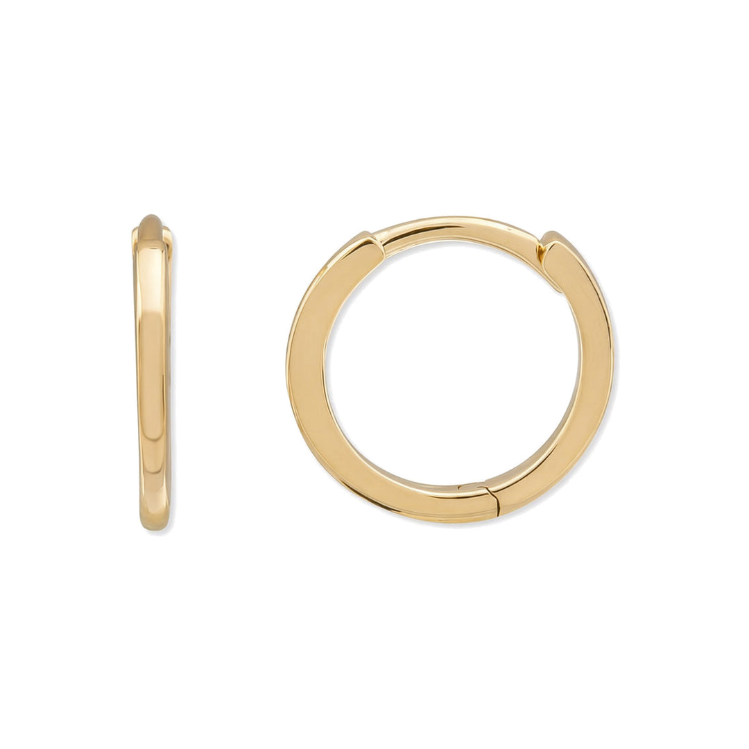 14K Mini Round Huggie