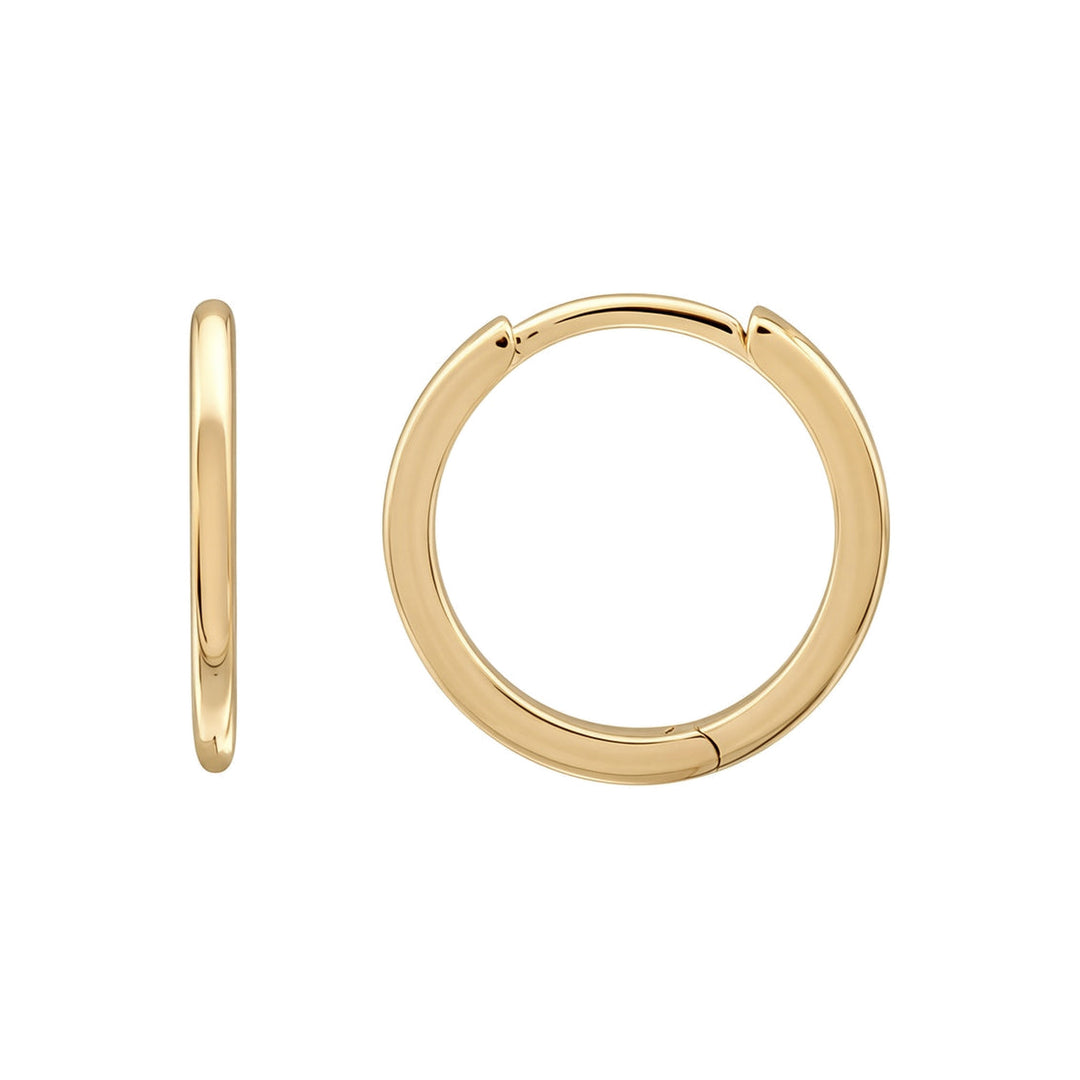 14K Mini Round Huggie