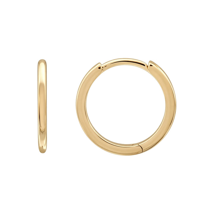 14K Mini Round Huggie