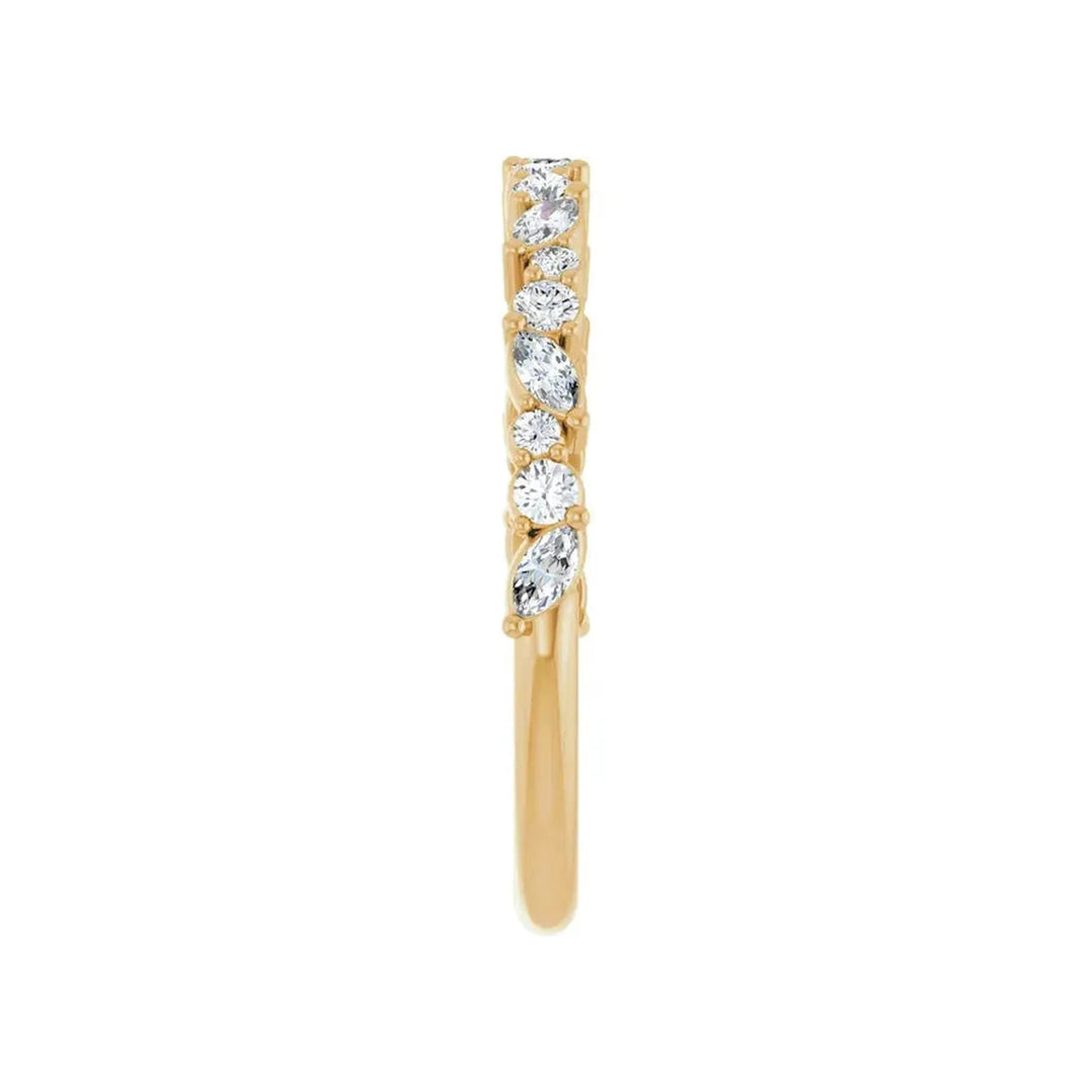 14K Mixed Shape Diamond Anniversary Band-Embark Fine Jewelry