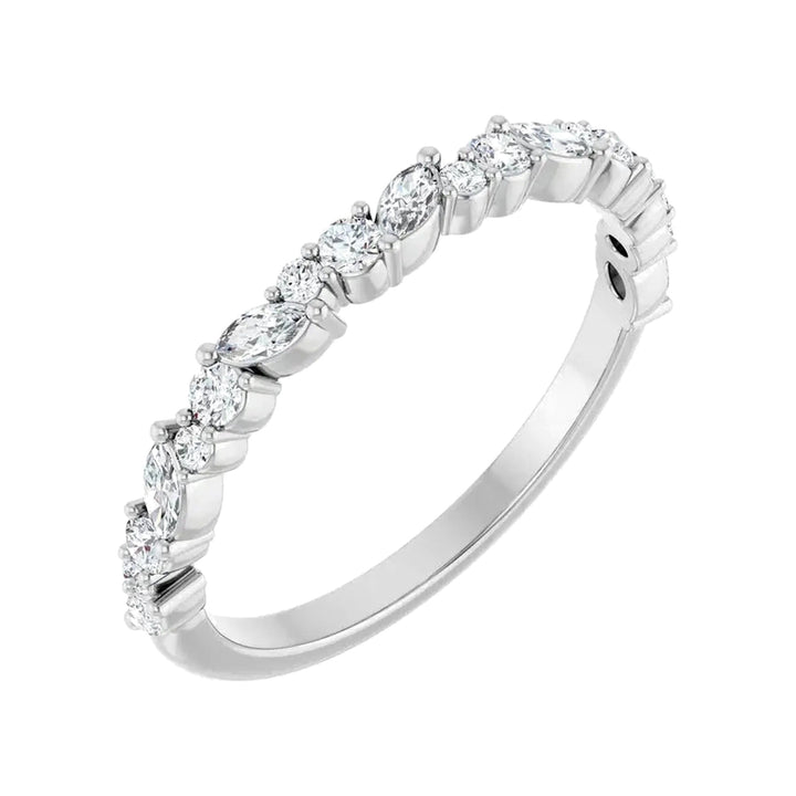 14K Mixed Shape Diamond Anniversary Band-Embark Fine Jewelry