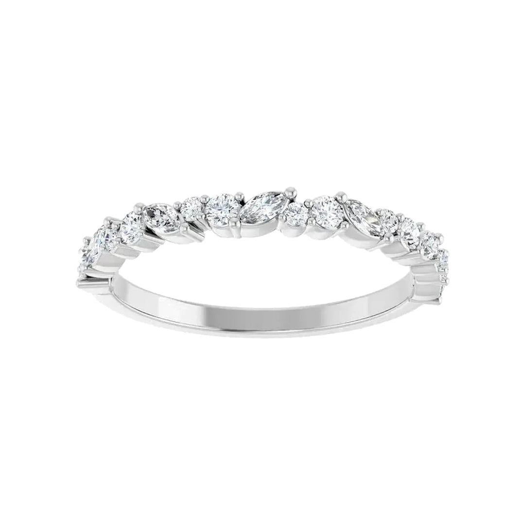 14K Mixed Shape Diamond Anniversary Band-Embark Fine Jewelry