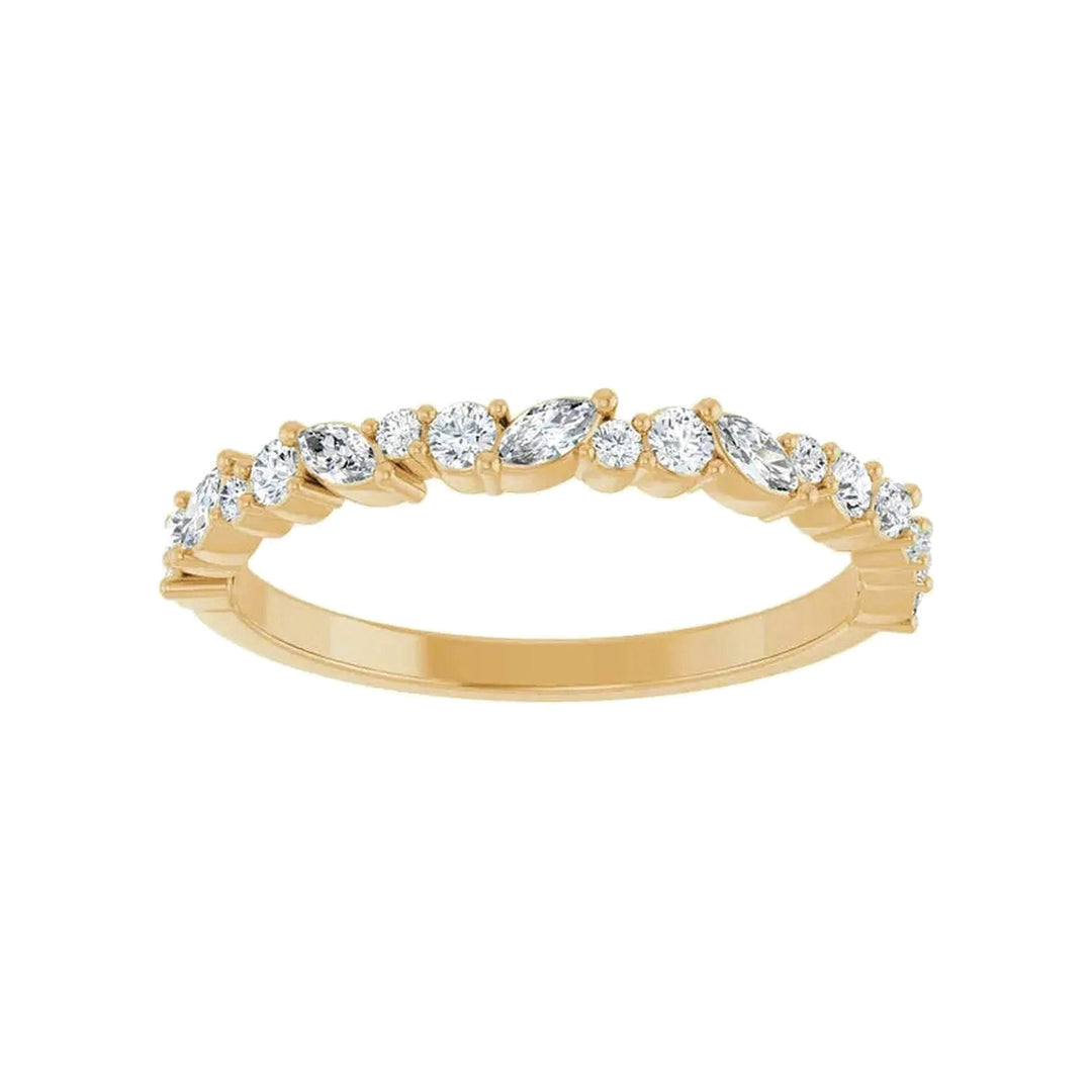 14K Mixed Shape Diamond Anniversary Band-Embark Fine Jewelry
