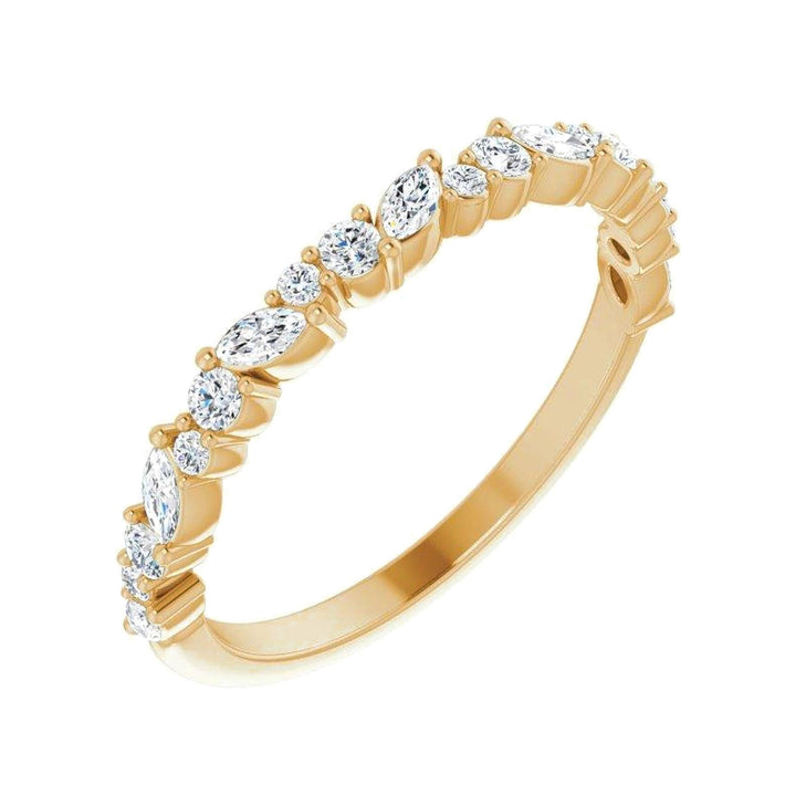 14K Mixed Shape Diamond Anniversary Band-Embark Fine Jewelry