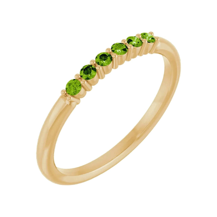 14K Natural Gemstone Stack Ring-Embark Fine Jewelry